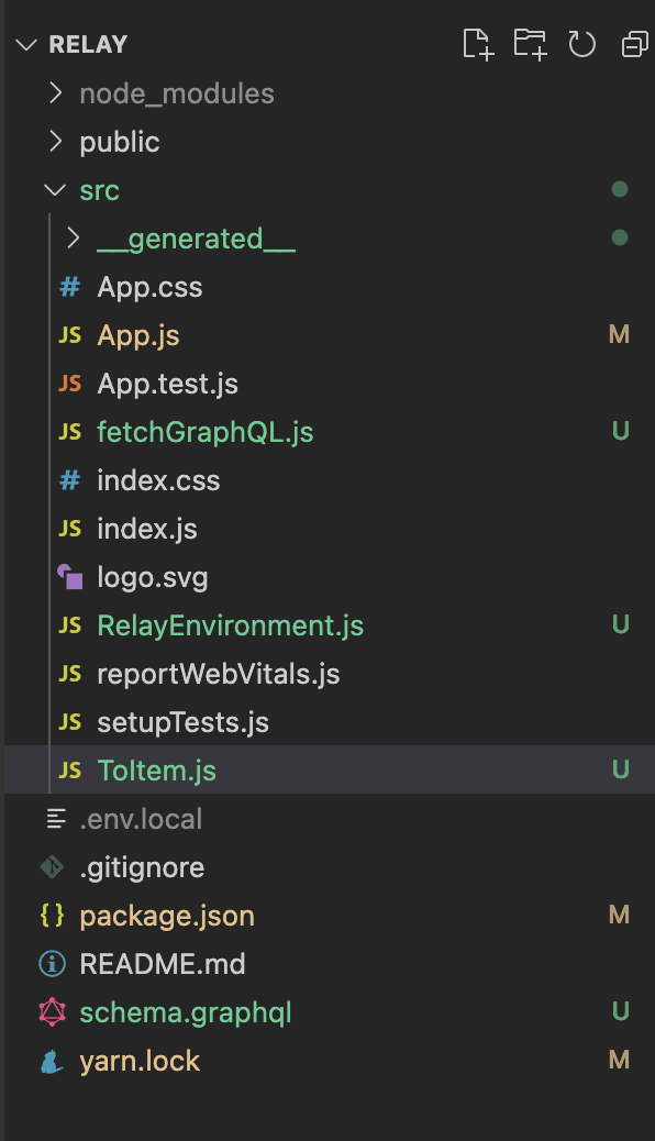 Relay.dev filesystem example - Relay leverages a kind of logical graph database