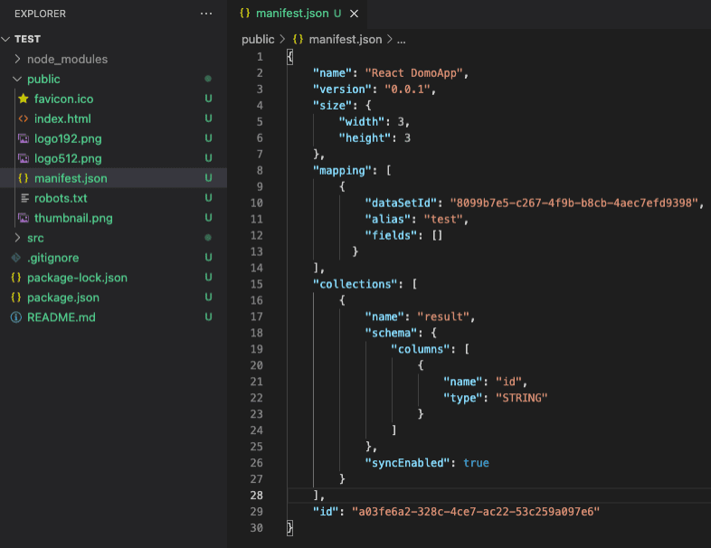 manifest.json edits