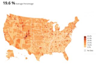 Example domo chart - map