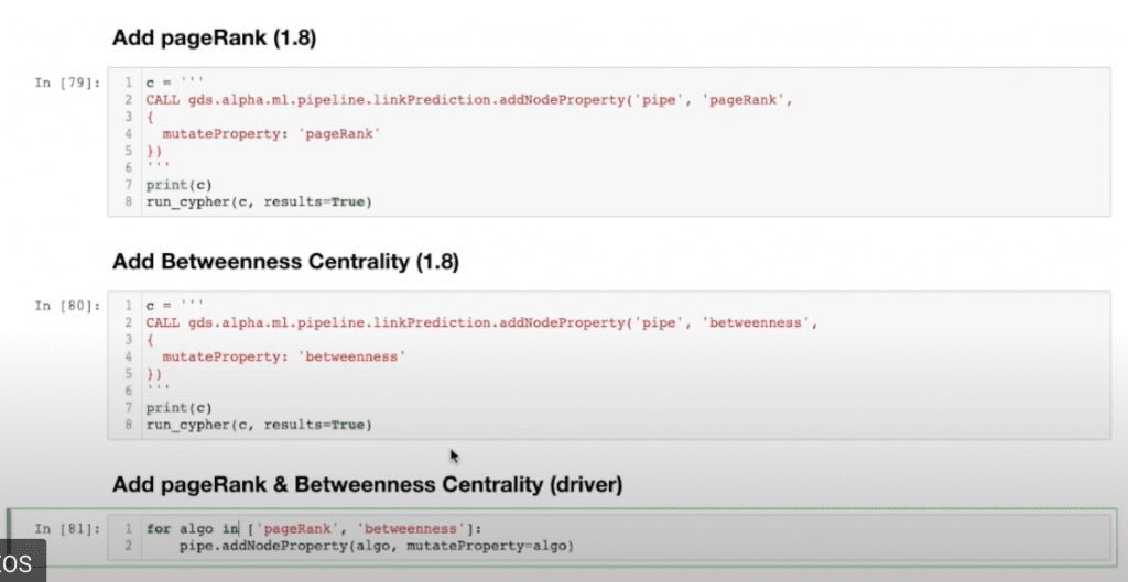 Code to implement things in Neo4j graph data science library