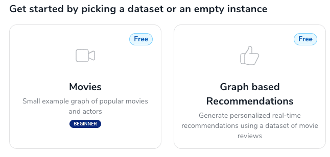 Create an AuraDB for our Neo4j GraphQL demo
