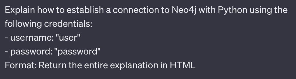 Ask for output format in LLM prompts