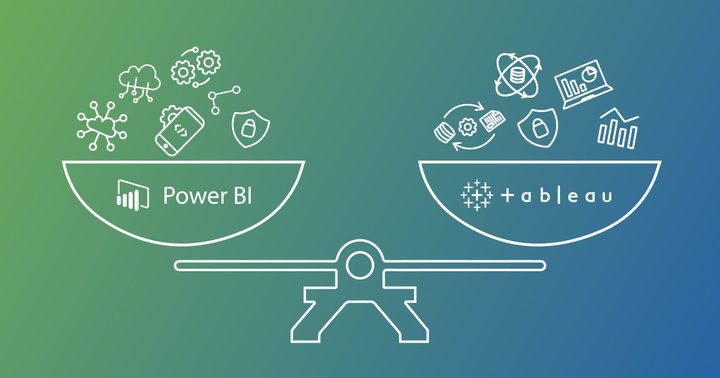 Power BI vs Tableau comparison graphic